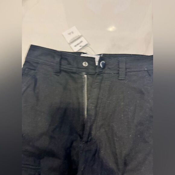 Black cotton on CARGO pants #12 - Picture 7 of 10